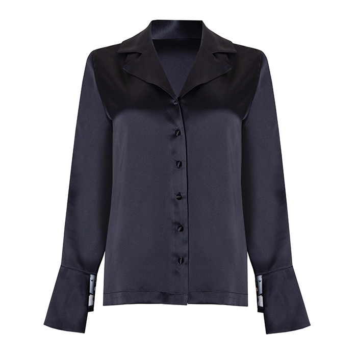 Gabrielle Midnight Pyjama Top - Image 4